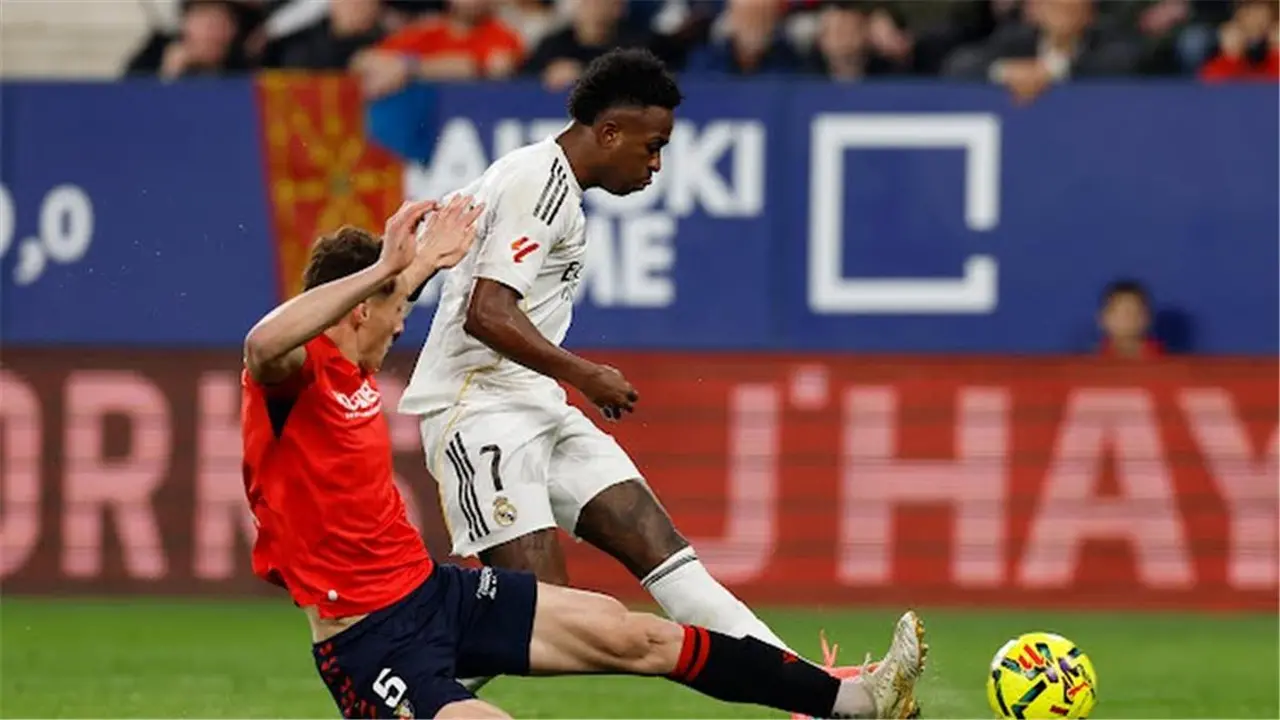 تغييرات ترتيب هدافي الدوري الإسباني عقب هدف فينيسيوس في شباك أوساسونا